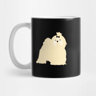 Maltese Dog - Black Mug